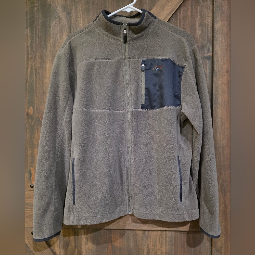 Greg Norman Fleece Full-Zip Lightweight Jacket Size Small